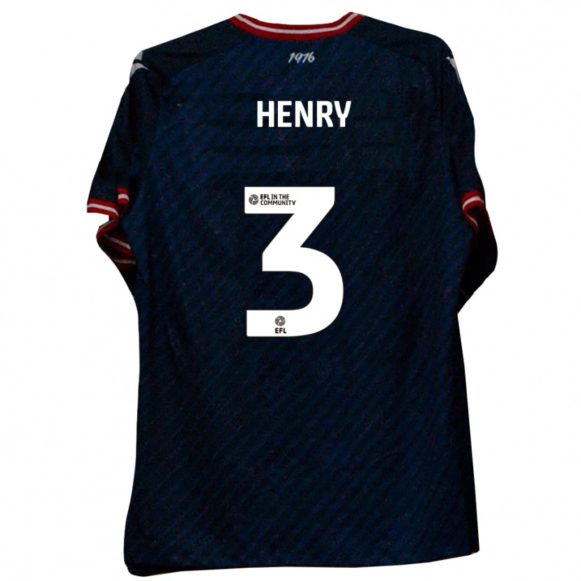 Danxen Dames Louie Henry #3 Marine Rood Uitshirt Uittenue 2025/26 T-Shirt