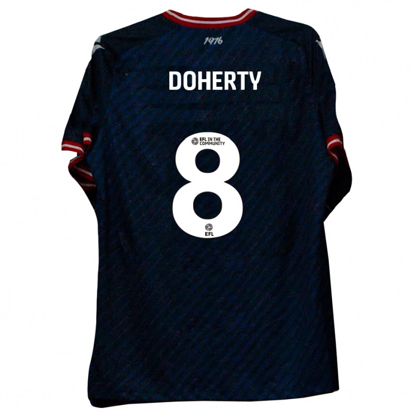 Danxen Dames Ryan Doherty #8 Marine Rood Uitshirt Uittenue 2025/26 T-Shirt