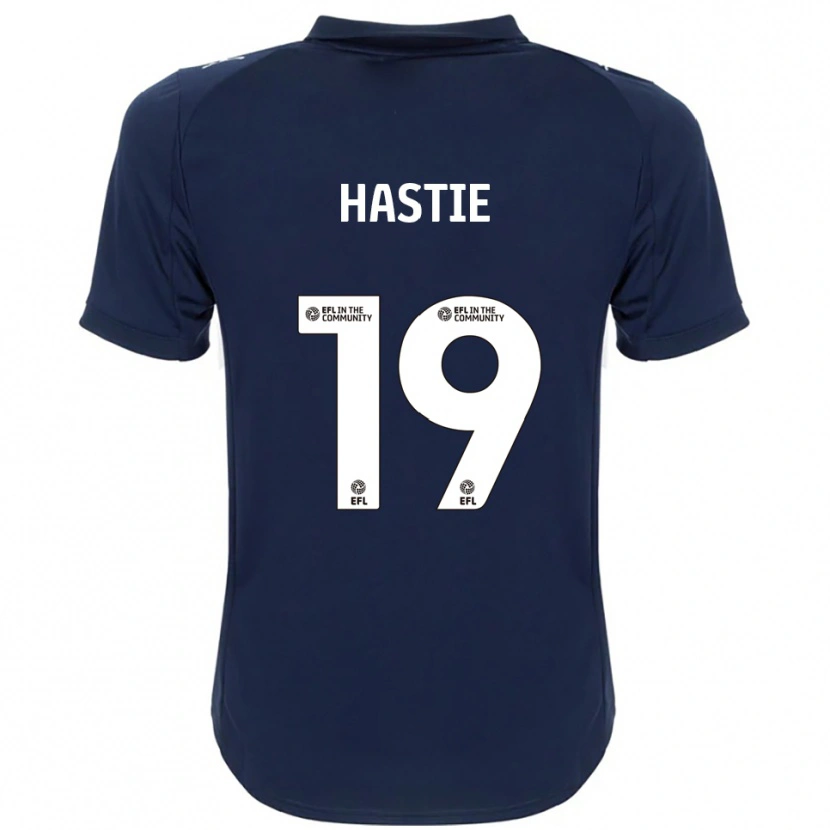 Danxen Dames Aly Hastie #19 Marine Wit Uitshirt Uittenue 2025/26 T-Shirt