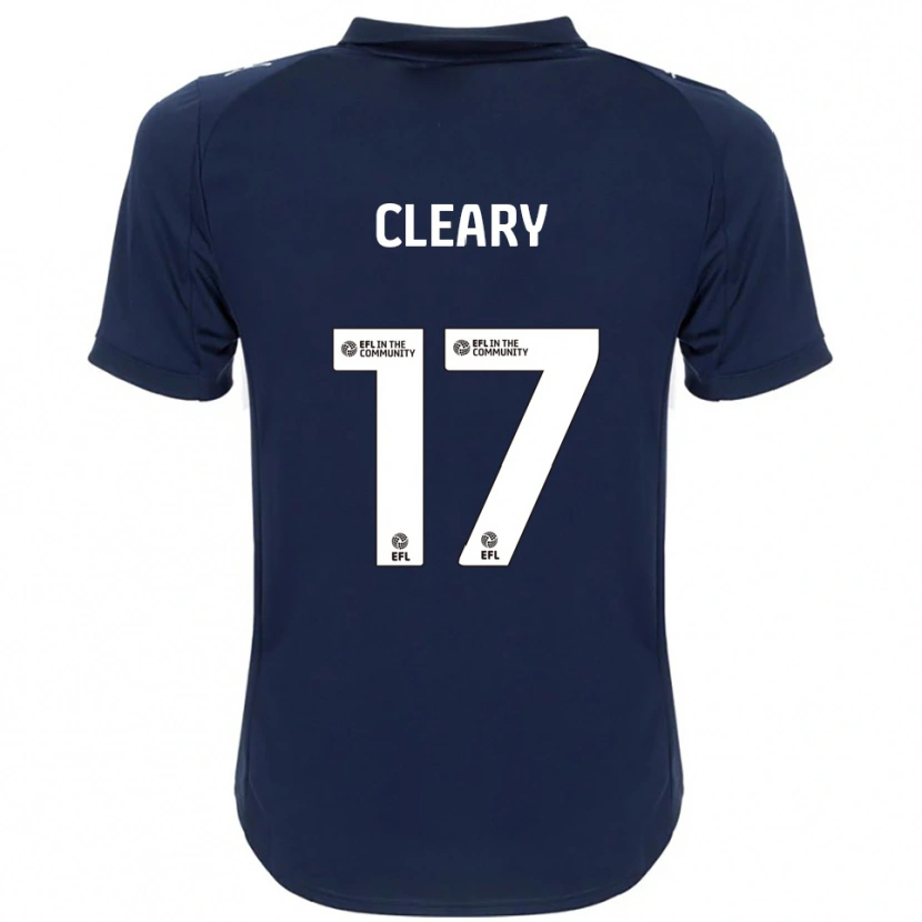 Danxen Dames Ellie Cleary #17 Marine Wit Uitshirt Uittenue 2025/26 T-Shirt