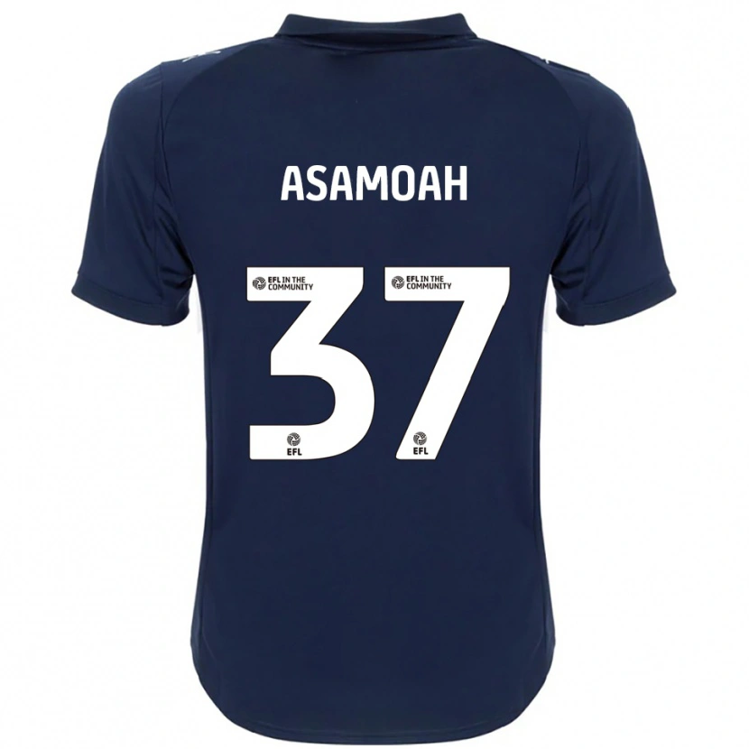 Danxen Dames Maleace Asamoah #37 Marine Wit Uitshirt Uittenue 2025/26 T-Shirt