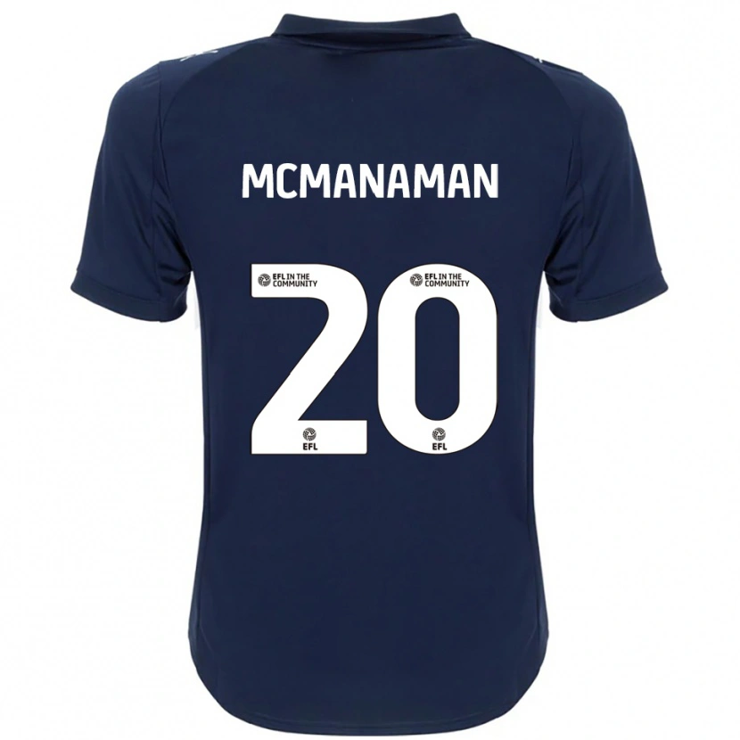Danxen Dames Callum Mcmanaman #20 Marine Wit Uitshirt Uittenue 2025/26 T-Shirt