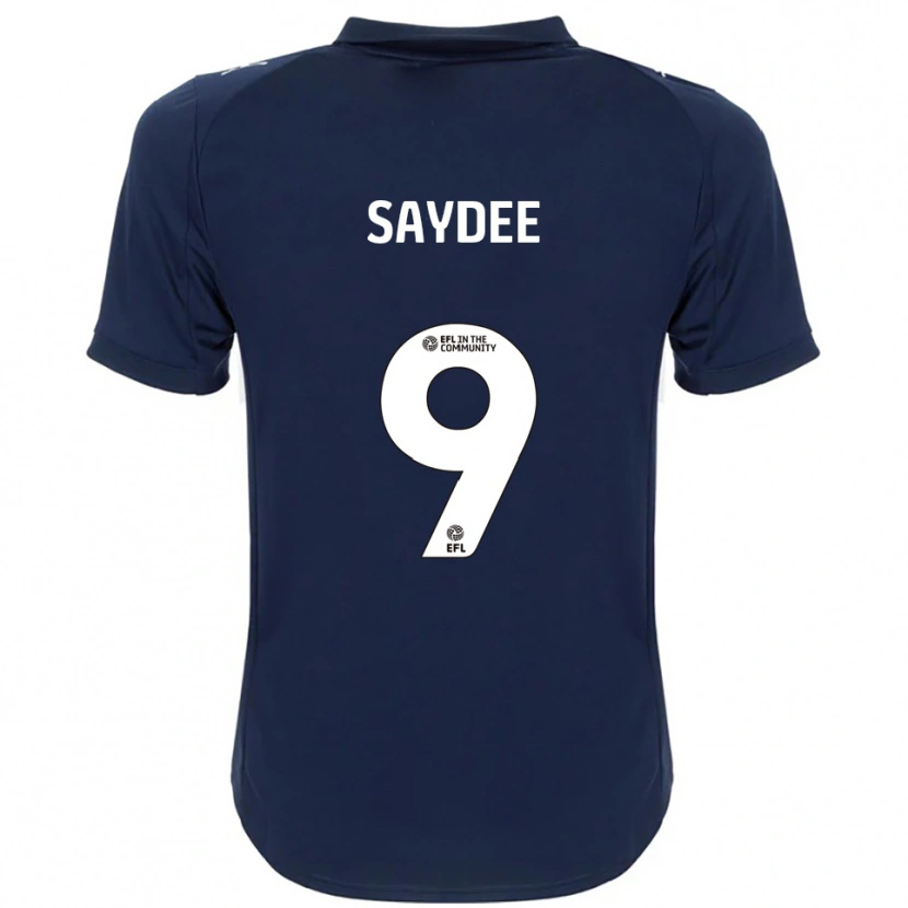Danxen Dames Christian Saydee #9 Marine Wit Uitshirt Uittenue 2025/26 T-Shirt