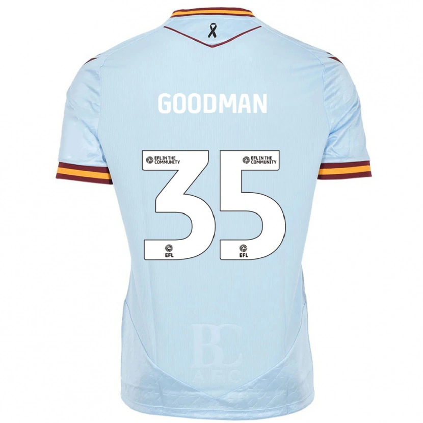Danxen Dames George Goodman #35 Hemelsblauw Uitshirt Uittenue 2025/26 T-Shirt