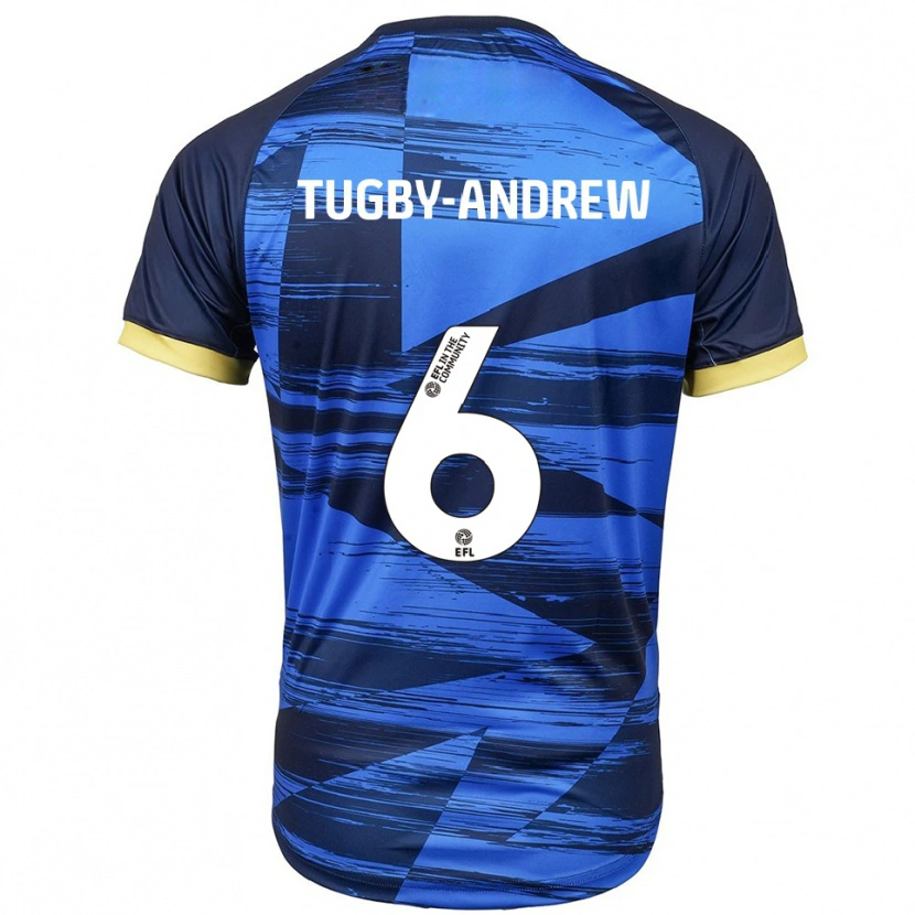 Danxen Dames Jessica Tugby-Andrew #6 Blauw Marine Uitshirt Uittenue 2025/26 T-Shirt