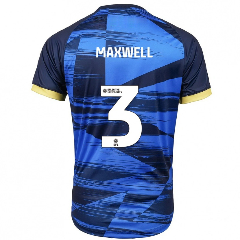 Danxen Dames James Maxwell #3 Blauw Marine Uitshirt Uittenue 2025/26 T-Shirt