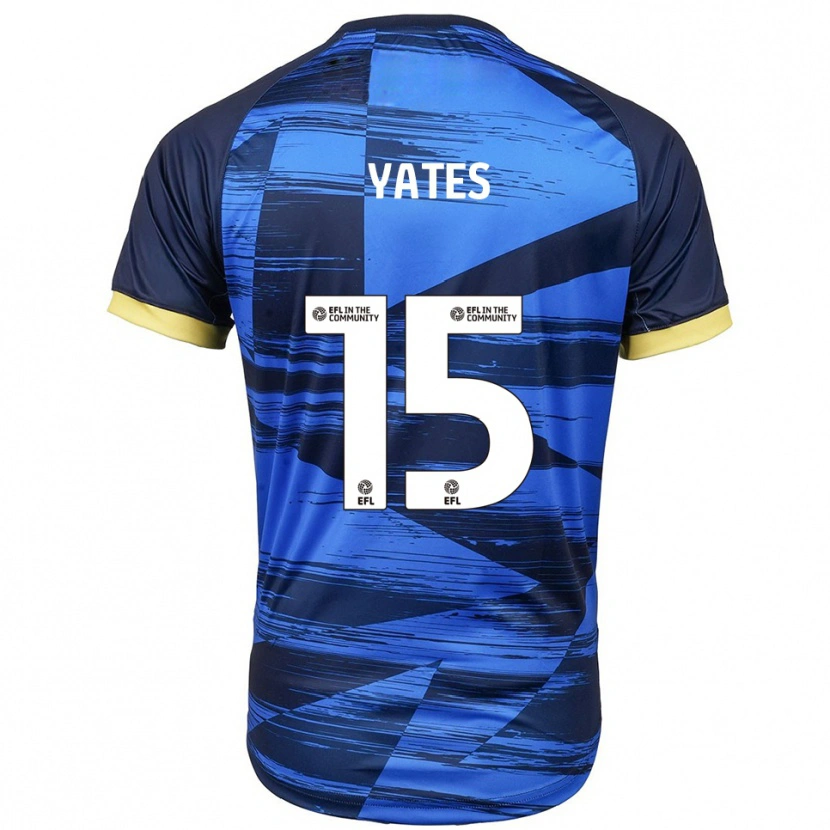 Danxen Dames Katie Yates #15 Blauw Marine Uitshirt Uittenue 2025/26 T-Shirt
