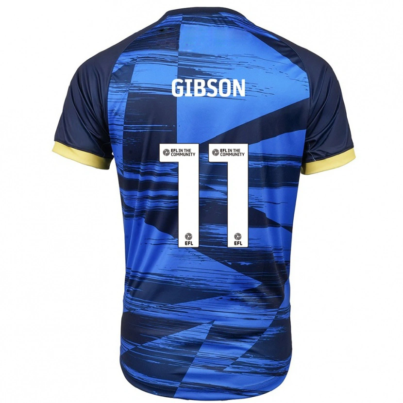 Danxen Dames Jordan Gibson #11 Blauw Marine Uitshirt Uittenue 2025/26 T-Shirt