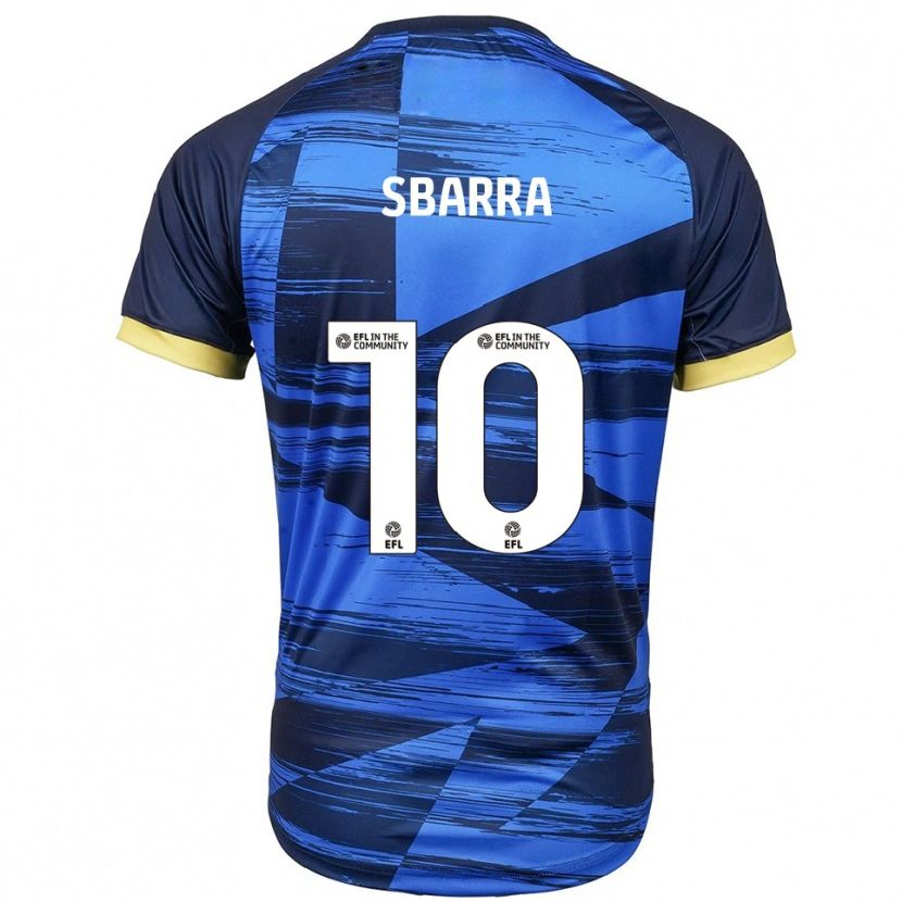 Danxen Dames Joe Sbarra #10 Blauw Marine Uitshirt Uittenue 2025/26 T-Shirt
