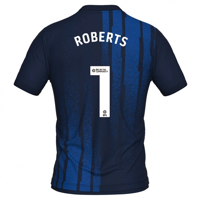 Danxen Dames Liam Roberts #1 Marine Wit Uitshirt Uittenue 2025/26 T-Shirt