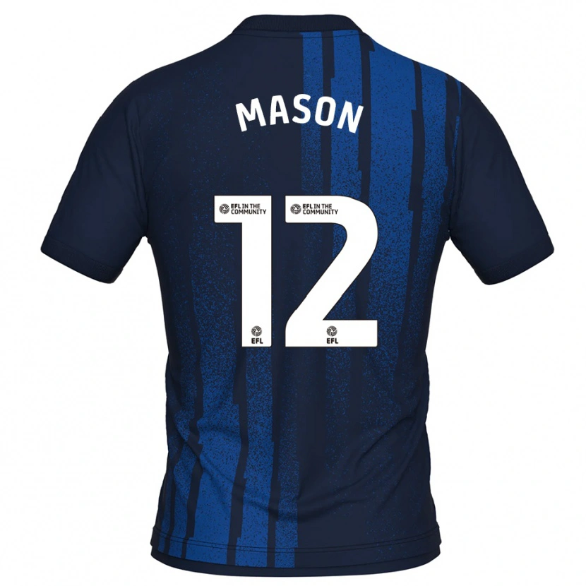Danxen Dames Owen Mason #12 Marine Wit Uitshirt Uittenue 2025/26 T-Shirt
