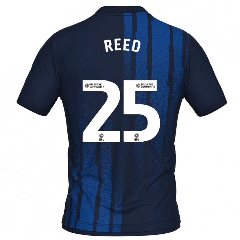 Danxen Dames Louis Reed #25 Marine Wit Uitshirt Uittenue 2025/26 T-Shirt