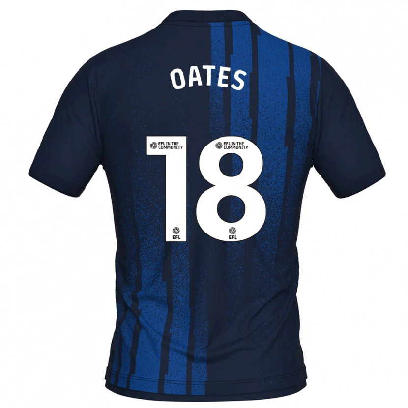 Danxen Dames Rhys Oates #18 Marine Wit Uitshirt Uittenue 2025/26 T-Shirt