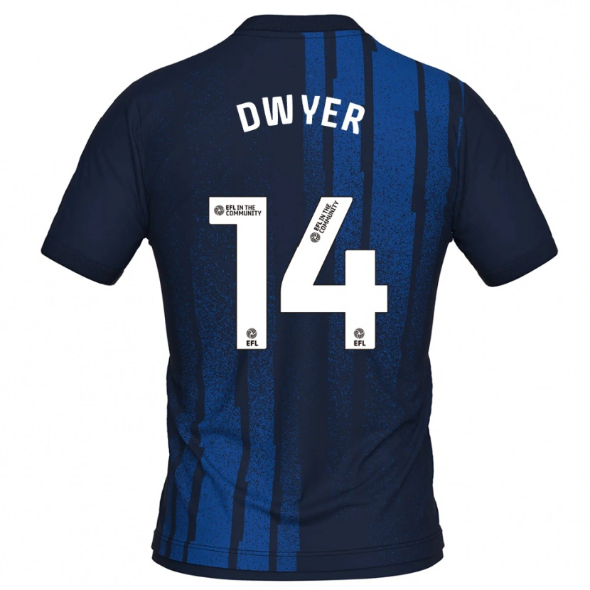 Danxen Dames Dom Dwyer #14 Marine Wit Uitshirt Uittenue 2025/26 T-Shirt
