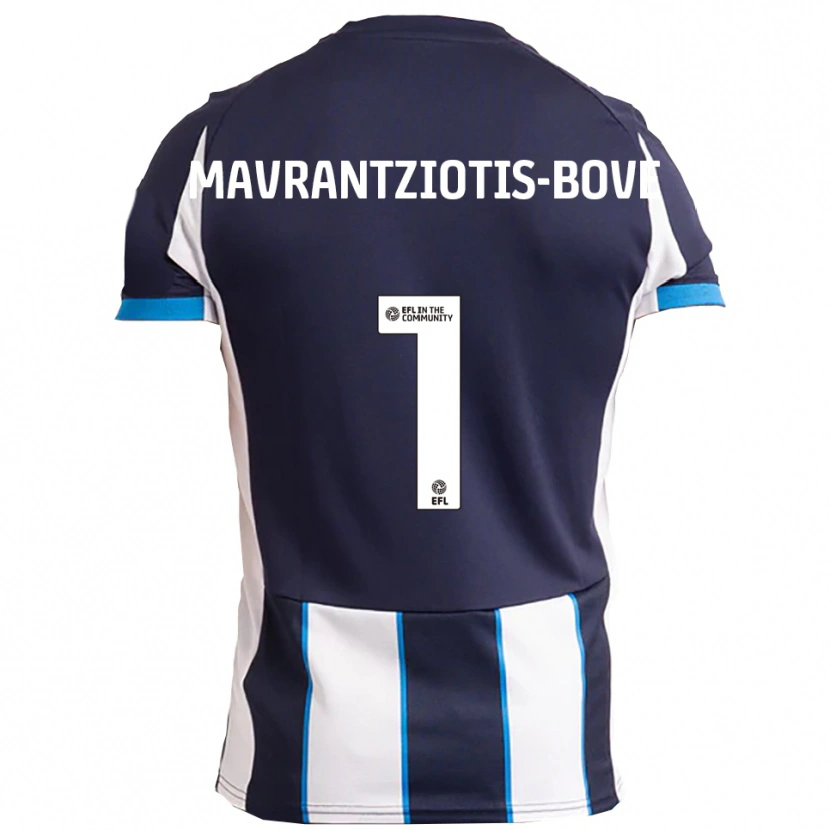 Danxen Dames Kane Mavrantziotis-Bove #1 Wit Marine Uitshirt Uittenue 2025/26 T-Shirt