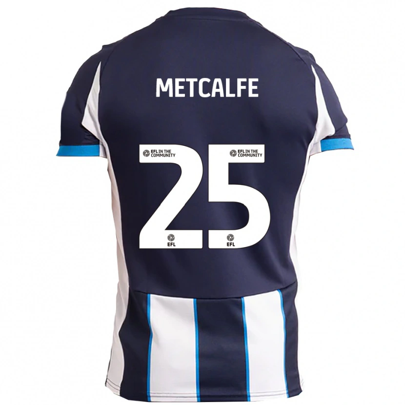 Danxen Dames Max Metcalfe #25 Wit Marine Uitshirt Uittenue 2025/26 T-Shirt