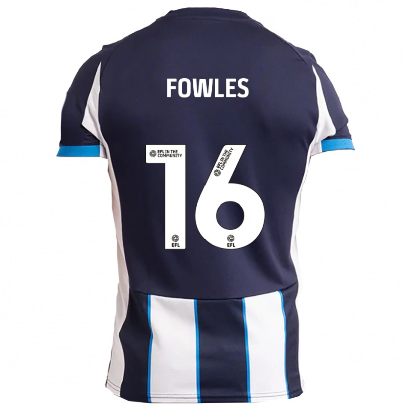 Danxen Dames Josh Fowles #16 Wit Marine Uitshirt Uittenue 2025/26 T-Shirt