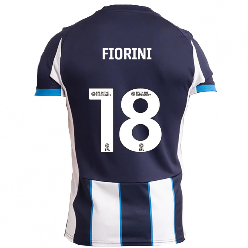 Danxen Dames Lewis Fiorini #18 Wit Marine Uitshirt Uittenue 2025/26 T-Shirt