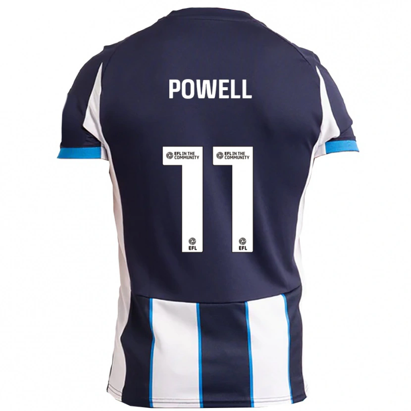 Danxen Dames Nick Powell #11 Wit Marine Uitshirt Uittenue 2025/26 T-Shirt
