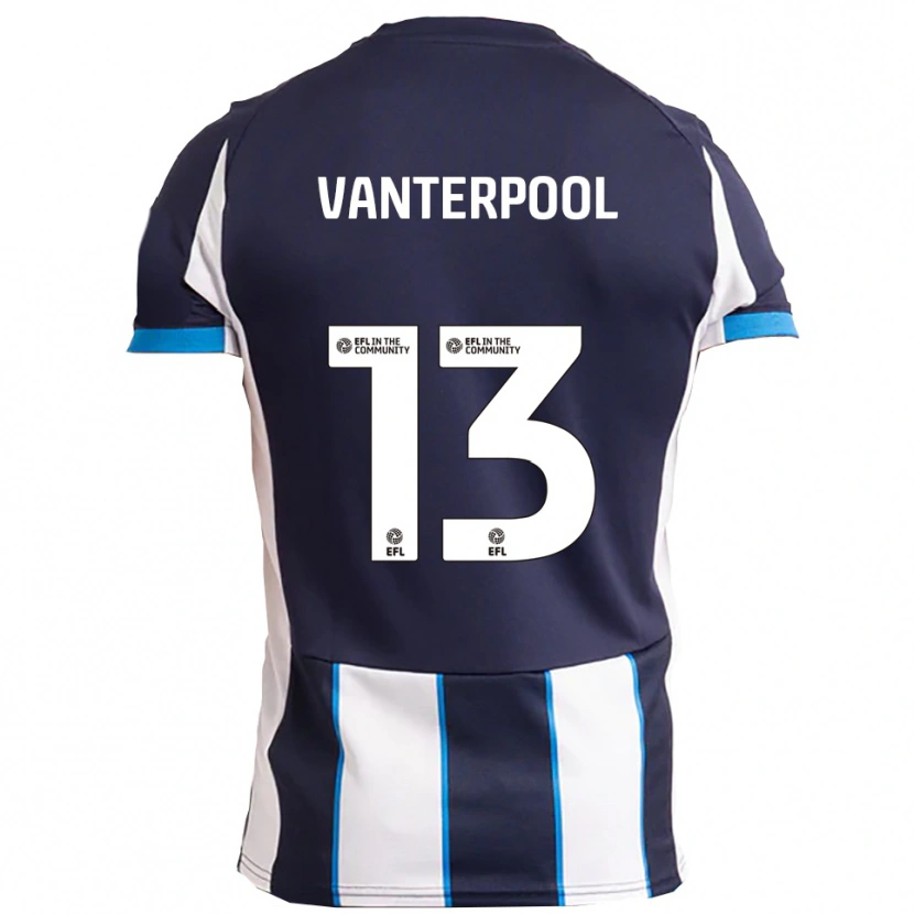 Danxen Dames Gabriel Vanterpool #13 Wit Marine Uitshirt Uittenue 2025/26 T-Shirt