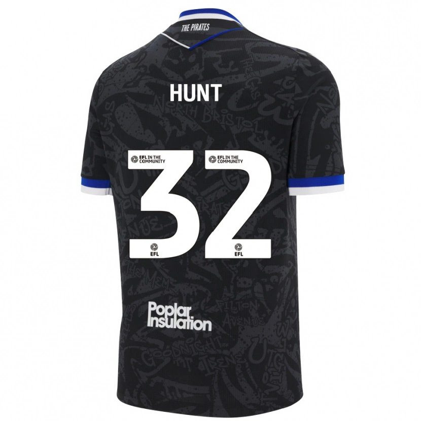 Danxen Dames Jack Hunt #32 Zwart Wit Uitshirt Uittenue 2025/26 T-Shirt