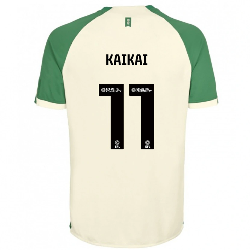 Danxen Dames Sullay Kaikai #11 Gebroken Wit Groen Uitshirt Uittenue 2025/26 T-Shirt