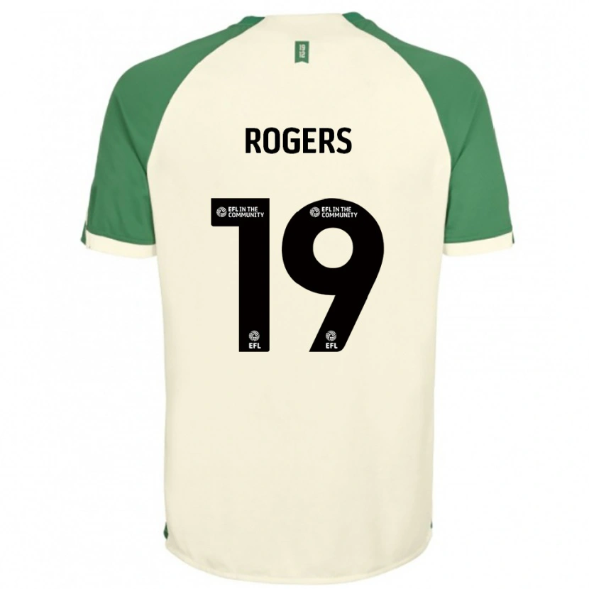 Danxen Dames Beatrice Rogers #19 Gebroken Wit Groen Uitshirt Uittenue 2025/26 T-Shirt