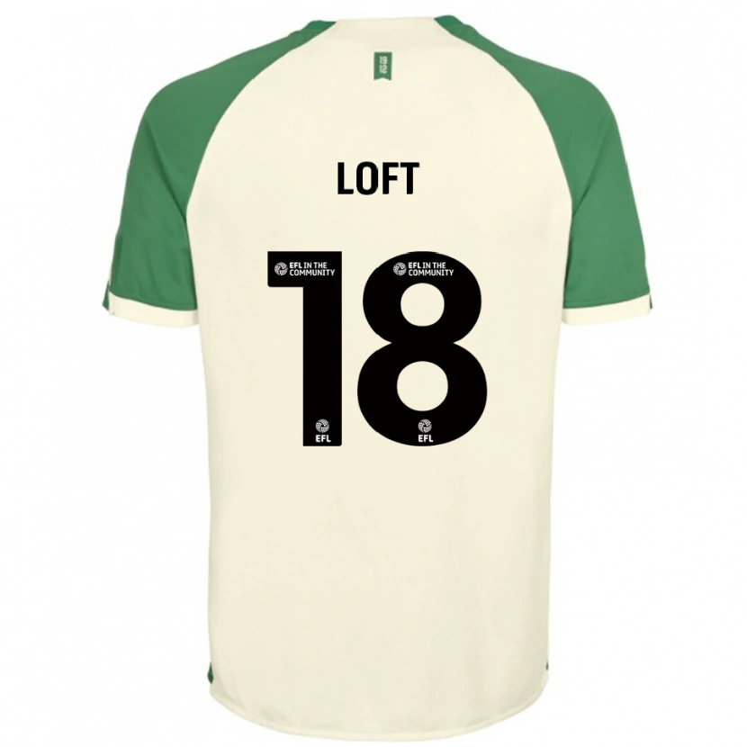 Danxen Dames Ryan Loft #18 Gebroken Wit Groen Uitshirt Uittenue 2025/26 T-Shirt