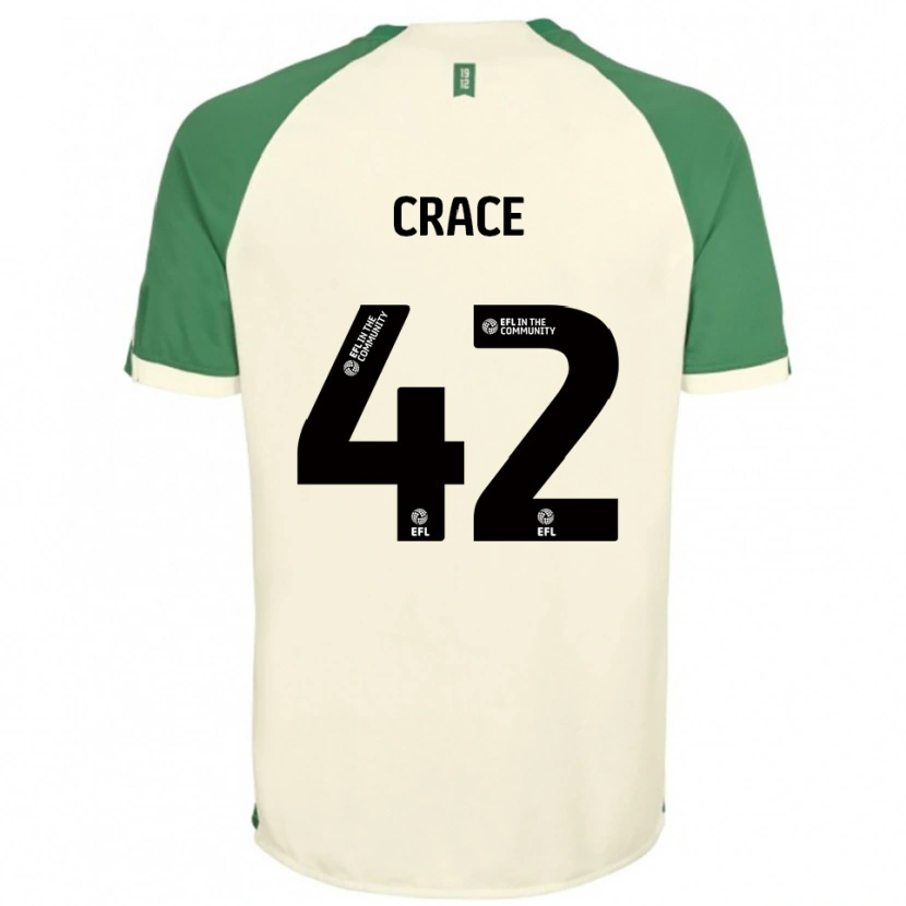 Danxen Dames Dempsey Crace #42 Gebroken Wit Groen Uitshirt Uittenue 2025/26 T-Shirt