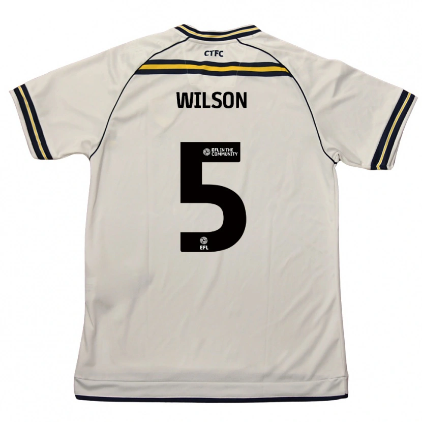 Danxen Dames James Wilson #5 Wit Marine Uitshirt Uittenue 2025/26 T-Shirt