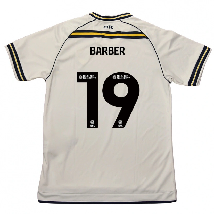 Danxen Dames Mark Barber #19 Wit Marine Uitshirt Uittenue 2025/26 T-Shirt