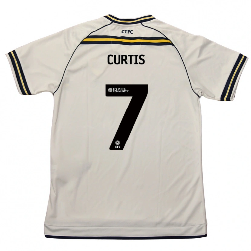 Danxen Dames Amelie Curtis #7 Wit Marine Uitshirt Uittenue 2025/26 T-Shirt