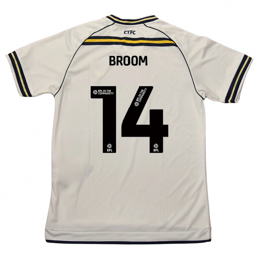 Danxen Dames Ryan Broom #14 Wit Marine Uitshirt Uittenue 2025/26 T-Shirt