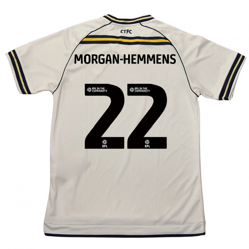 Danxen Dames Kaitlyn Morgan-Hemmens #22 Wit Marine Uitshirt Uittenue 2025/26 T-Shirt