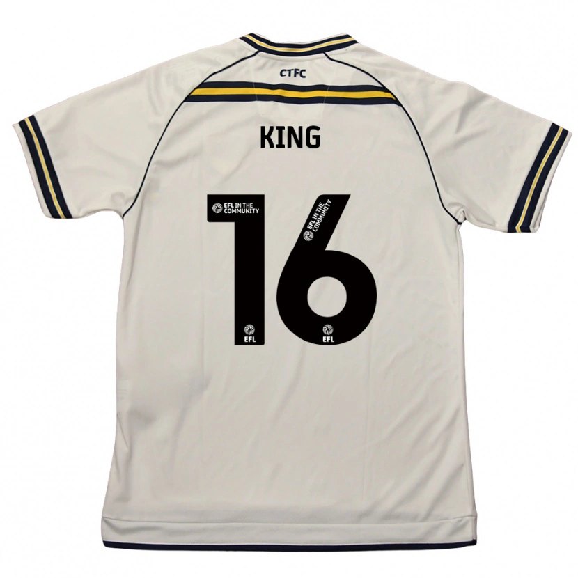 Danxen Dames Fred King #16 Wit Marine Uitshirt Uittenue 2025/26 T-Shirt