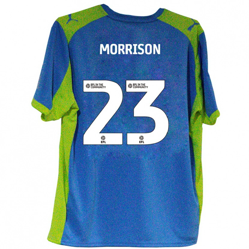 Danxen Dames George Morrison #23 Hemelsblauw Geel Uitshirt Uittenue 2025/26 T-Shirt