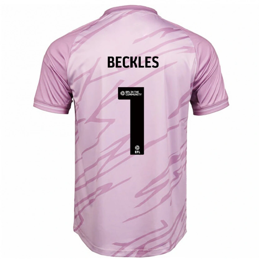 Danxen Dames Frankie Beckles #1 Roze Zwart Uitshirt Uittenue 2025/26 T-Shirt