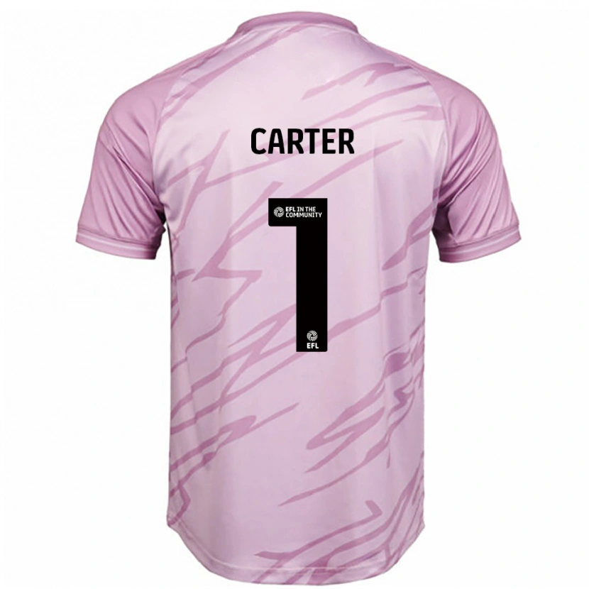 Danxen Dames Phoebe Carter #1 Roze Zwart Uitshirt Uittenue 2025/26 T-Shirt