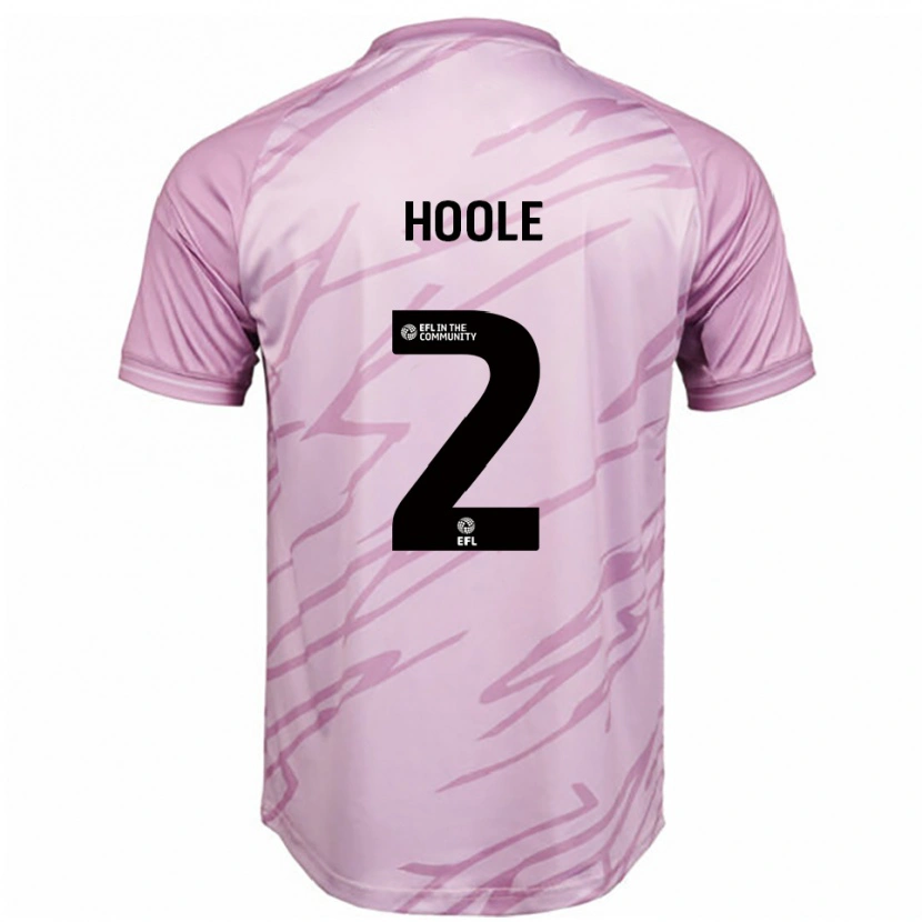 Danxen Dames Luca Hoole #2 Roze Zwart Uitshirt Uittenue 2025/26 T-Shirt