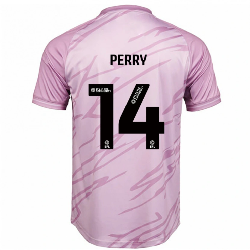 Danxen Dames Taylor Perry #14 Roze Zwart Uitshirt Uittenue 2025/26 T-Shirt