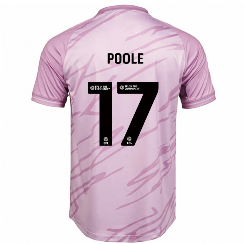 Danxen Dames Mia Poole #17 Roze Zwart Uitshirt Uittenue 2025/26 T-Shirt