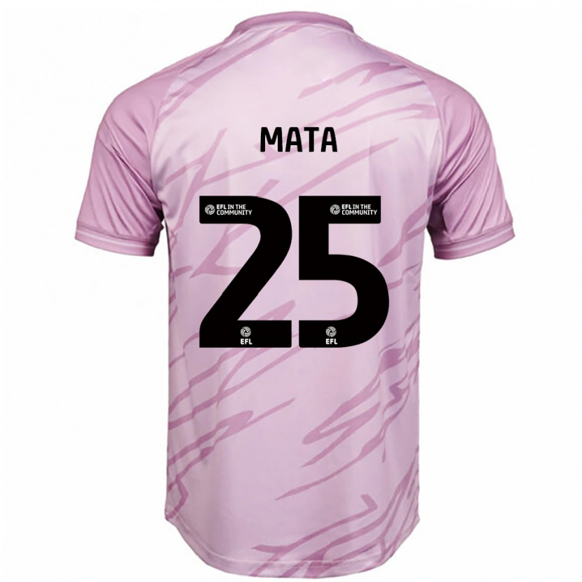 Danxen Dames Max Mata #25 Roze Zwart Uitshirt Uittenue 2025/26 T-Shirt