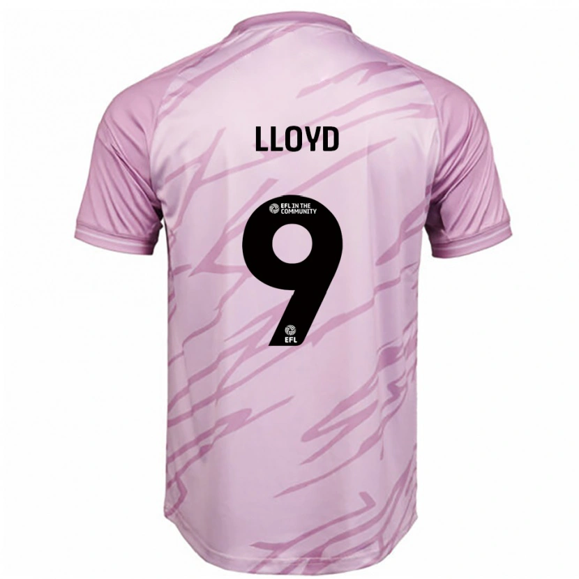 Danxen Dames George Lloyd #9 Roze Zwart Uitshirt Uittenue 2025/26 T-Shirt