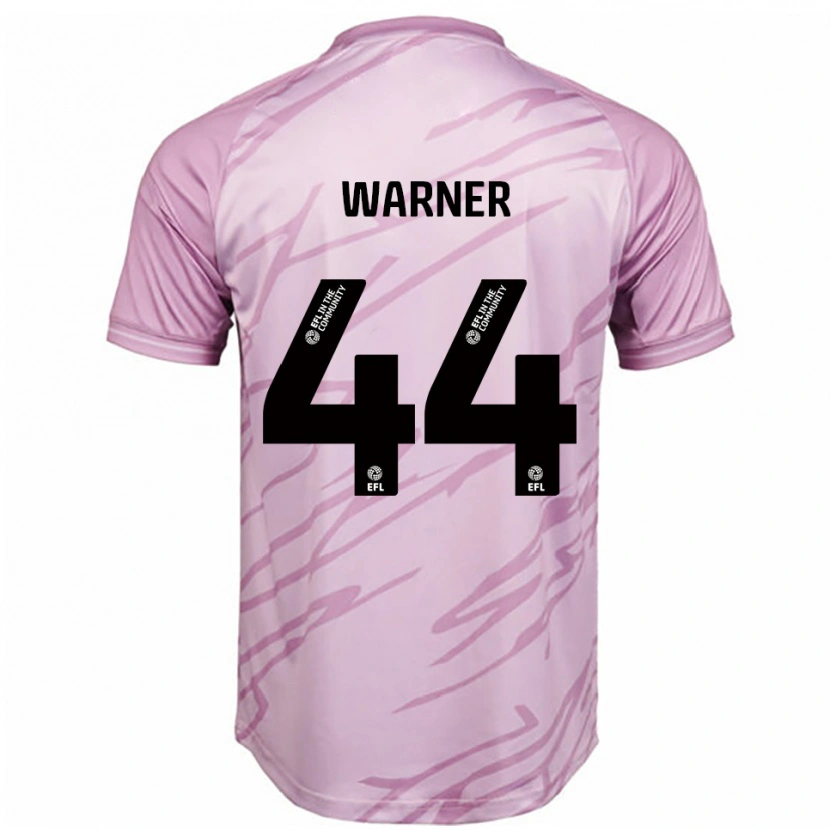 Danxen Dames James Warner #44 Roze Zwart Uitshirt Uittenue 2025/26 T-Shirt