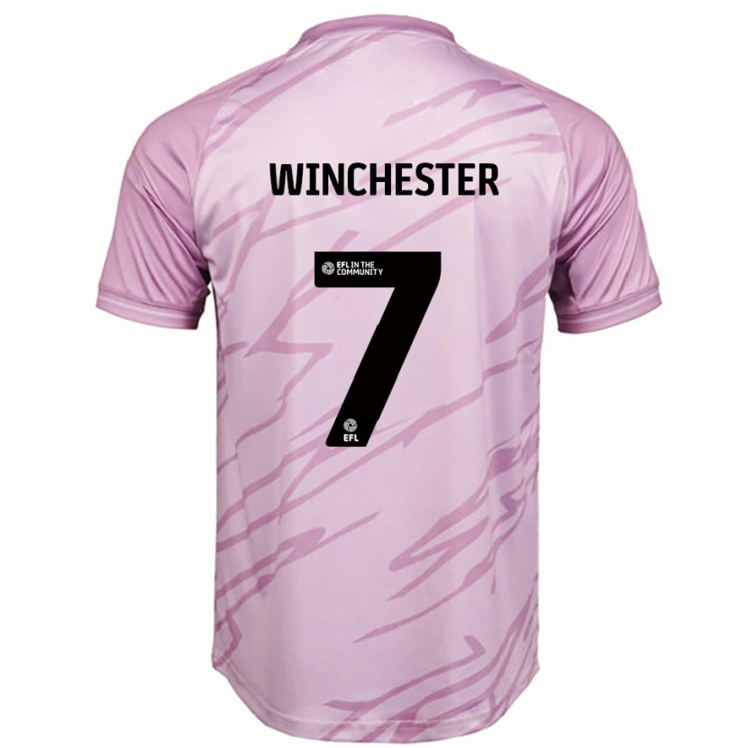 Danxen Dames Carl Winchester #7 Roze Zwart Uitshirt Uittenue 2025/26 T-Shirt