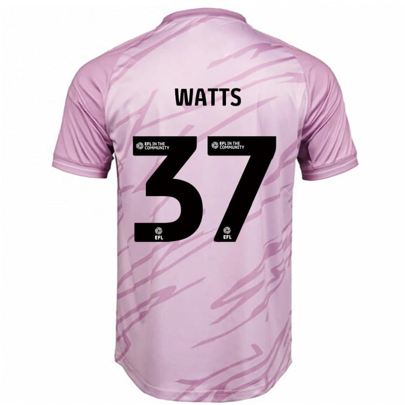 Danxen Dames Harvey Watts #37 Roze Zwart Uitshirt Uittenue 2025/26 T-Shirt