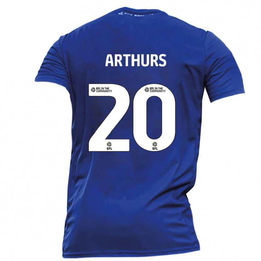 Danxen Dames Jude Arthurs #20 Blauw Wit Uitshirt Uittenue 2025/26 T-Shirt