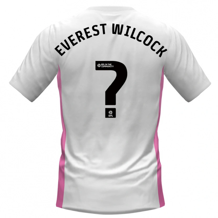 Danxen Dames Tom Everest Wilcock #0 Wit Rood Uitshirt Uittenue 2025/26 T-Shirt