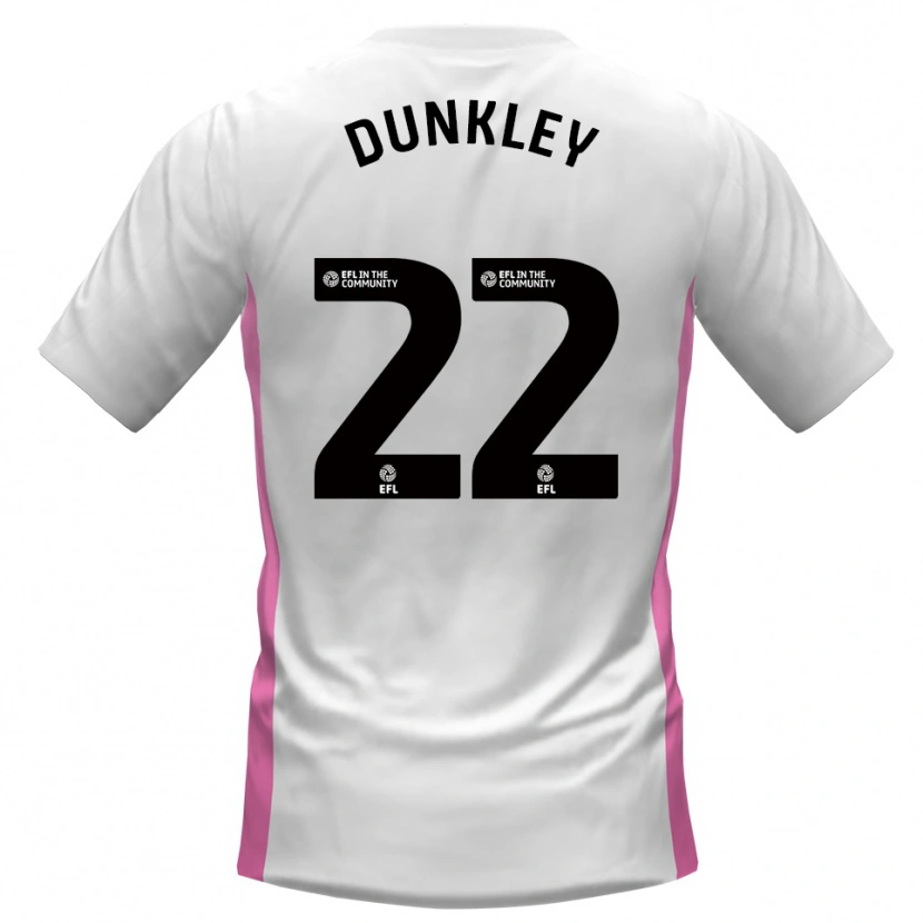 Danxen Dames Chey Dunkley #22 Wit Rood Uitshirt Uittenue 2025/26 T-Shirt