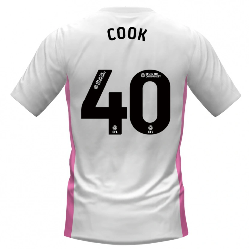 Danxen Dames Connor Cook #40 Wit Rood Uitshirt Uittenue 2025/26 T-Shirt